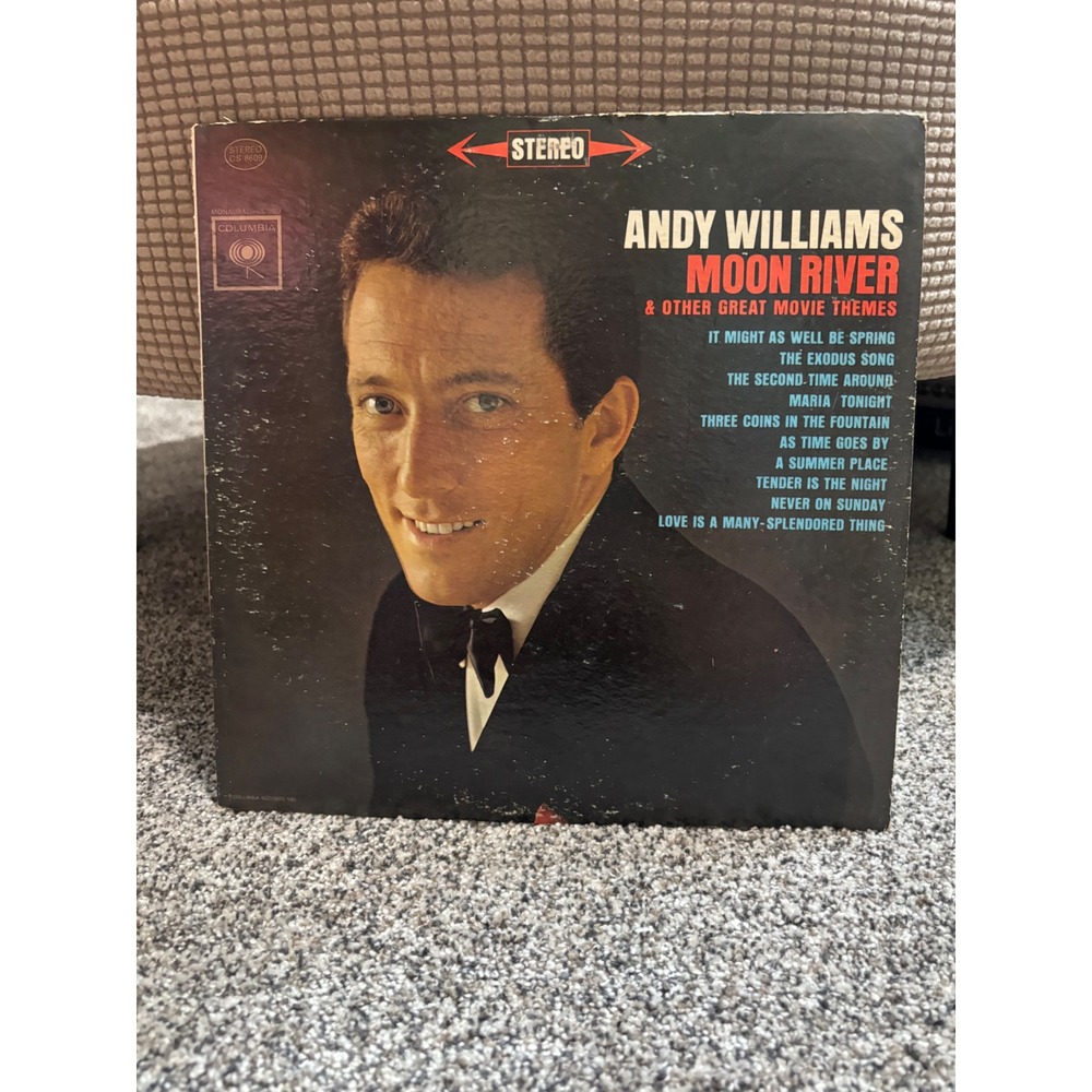 Andy Williams Moon River and Other Great Movie Themes Vinyl LP Columbia CS 8609